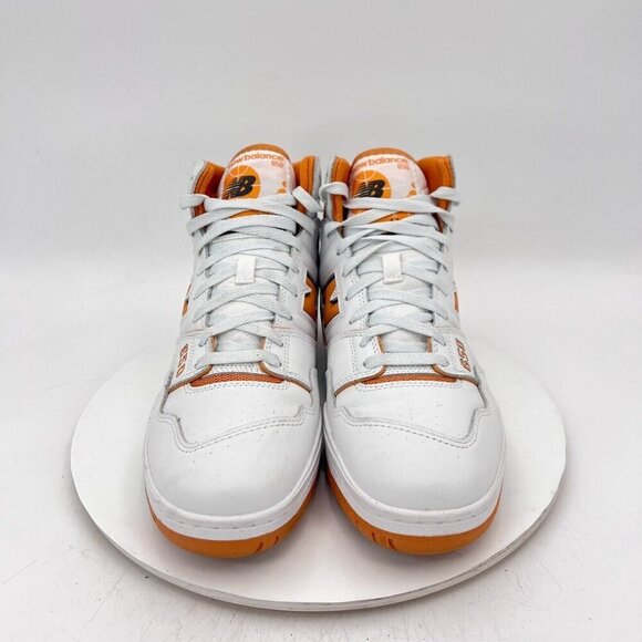 New Balance 650 Men Size 11.5D BB650RCL White Orange Canyon Training Shoes - Picture 2 of 10